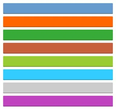 Flat blank icon empty internet color button 스톡 일러스트