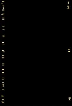 Flat border is forming on transparent backdrop with yellow line clusters Stock Illustration