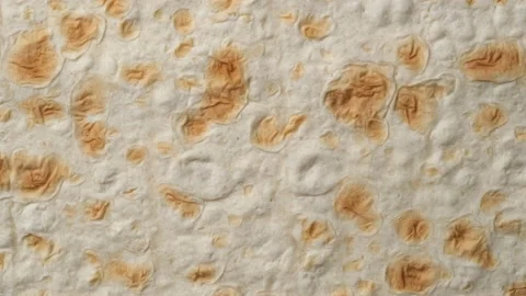 Flat bread. Armenian bread lavash top view Video stock 152378517