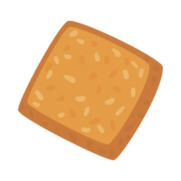 Flat bread design Stock Illustration