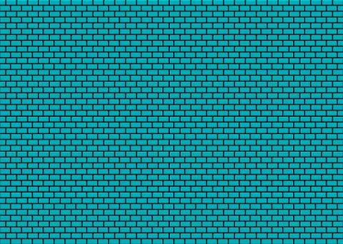 Flat brick wall background. Vector illustration. Stock Illustration