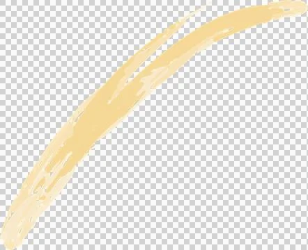 Flat brushstroke is sweeping over transparent canvas showing textured strokes Ilustração Stock