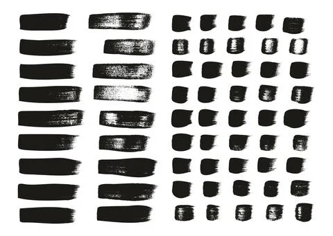 Flat Calligraphy Paint Brush Regular Straight Lines Mix High Detail Abstract Stock Illustration