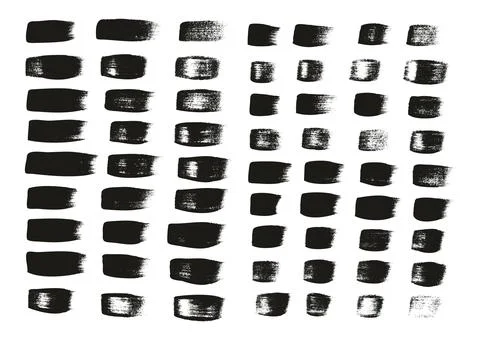 Flat Calligraphy Paint Brush Regular Straight Lines Mix High Detail Abstract Stock Illustration