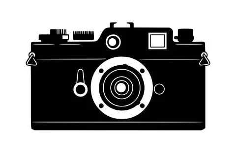 Flat Camera icon symbol vector Illustration. Stock Illustration