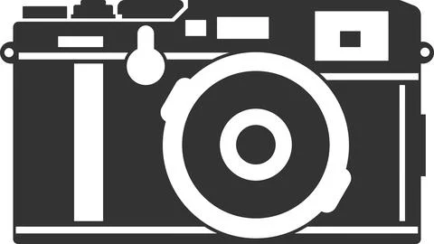 Flat camera icon. Vector isolated illustration. Logo illustration. Stock-Illustration