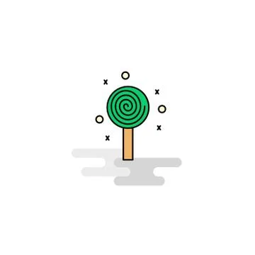 Flat Candy Icon. Vector Illustrazione stock