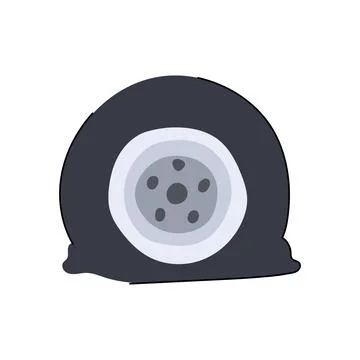 Flat car tire wheel indicating problem and repair Stock Illustration