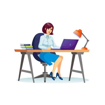 Flat cartoon businessman character on empty background,business fashion Stock Illustration