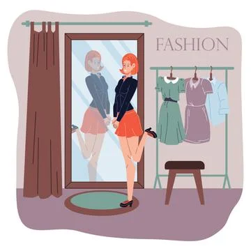 Flat cartoon character vector illustration concept Stock Illustration