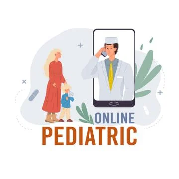 Flat cartoon doctor character vector illustration concept 스톡 일러스트