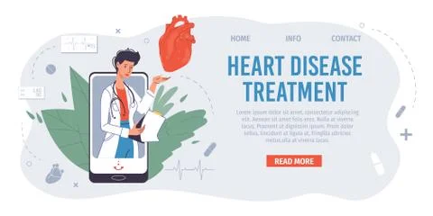 Flat cartoon doctor characters vector illustration concept Stock-Illustration