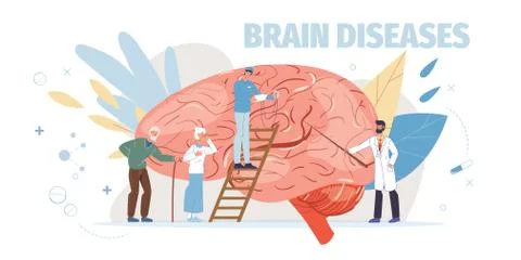 Flat cartoon doctor characters vector illustration concept Illustrazione stock
