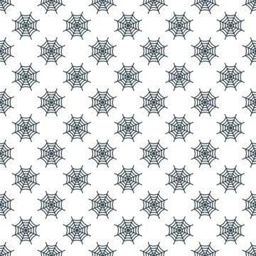 Flat cartoon Vector Halloween seamless pattern background Illustrazione stock