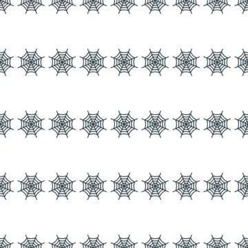 Flat cartoon Vector Halloween seamless pattern background Illustrazione stock