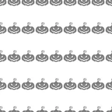 Flat cartoon Vector Halloween seamless pattern background Illustrazione stock