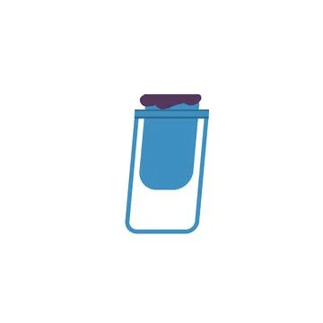 Flat cartoon waste container trash can,practical street device for garbage Illustrazione stock