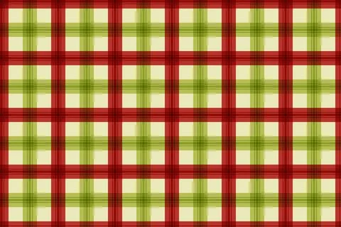 Flat christmas plaid pattern design Stock Illustration