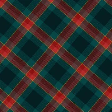 Flat christmas plaid pattern design Illustrazione stock