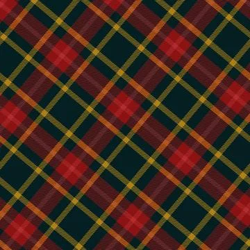 Flat christmas plaid pattern design Stock Illustration