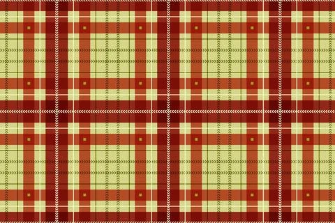 Flat christmas plaid pattern design 스톡 일러스트