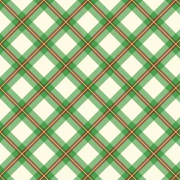 Flat christmas plaid pattern design Stock Illustration