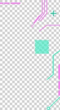 Flat circuit art is featuring striped teal square plus sign, angled lines on Stock Illustration