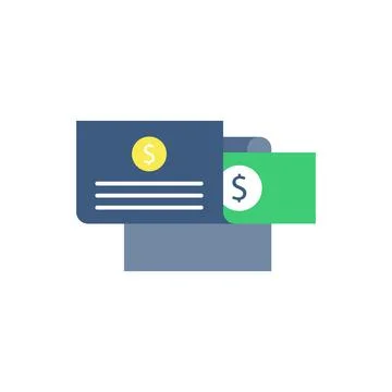 Flat clipboard and check marks Stock Illustration