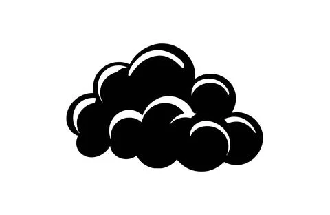 Flat Cloud icon symbol vector Illustration. イラスト素材
