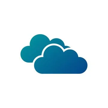Flat cloud icon symbol vector Illustration イラスト素材