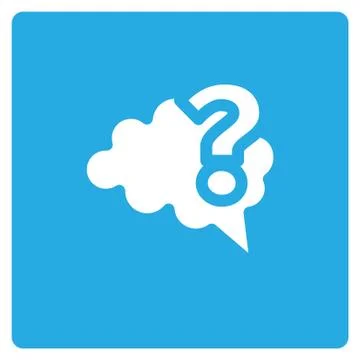 Flat color brain icon Stock Illustration