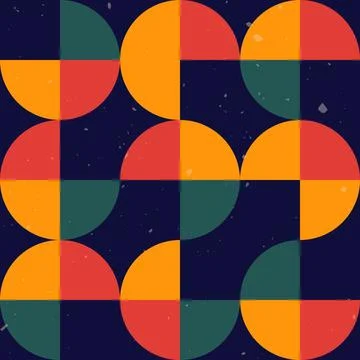 Flat color elements. イラスト素材