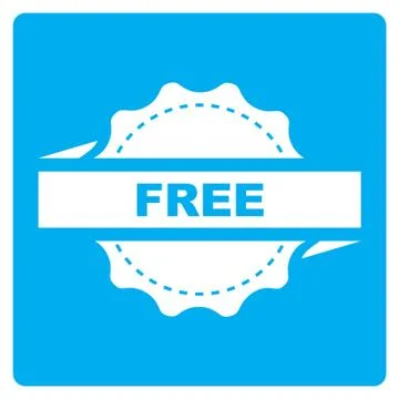 Flat color free icon Stock Illustration