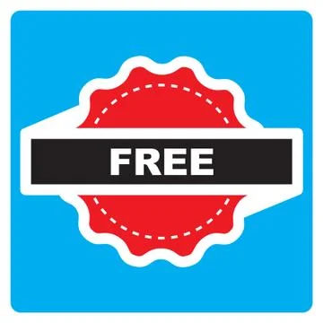 Flat color free icon Stock Illustration