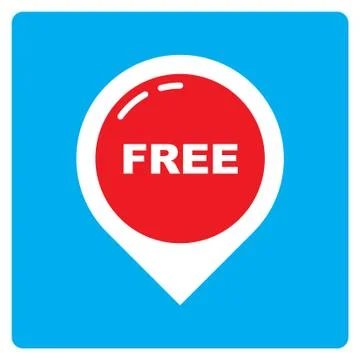 Flat color free icon Stock Illustration