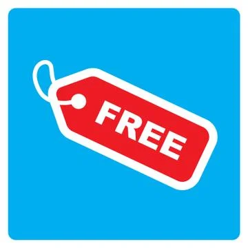 Flat color free icon Stock Illustration