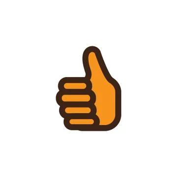 Flat color hand icon Stock-Illustration