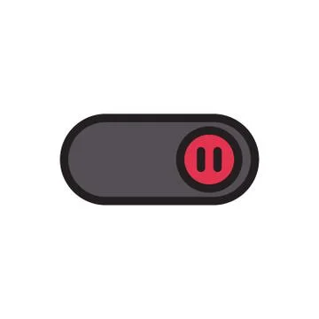 On flat color icon Stock Illustration
