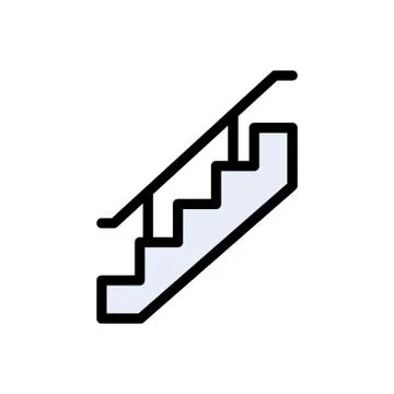 Up flat color icon Stock Illustration