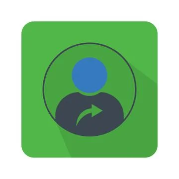 Flat color people. icon vector illustration Stock Illustration