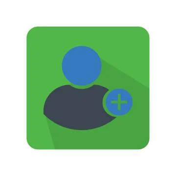 Flat color people icon vector illustration on white background 스톡 일러스트