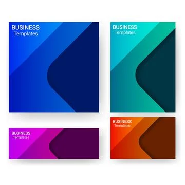 Flat color wave texture patterns business templates for print Illustrazione stock