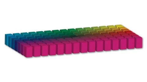 Flat Colored Bars Flat Colored Bars Copyright: xZoonar.com/DirkxSchröderx .. Stock Photos