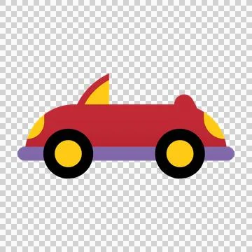 Flat colorful car icon element asset design Stock Illustration