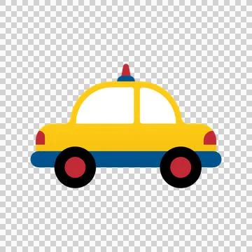 Flat colorful car icon element asset design Stock Illustration