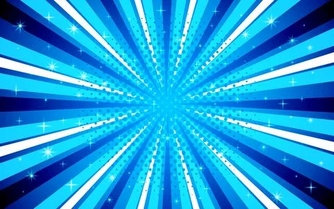 Flat comic style background with dotted halftones. Stock Illustration