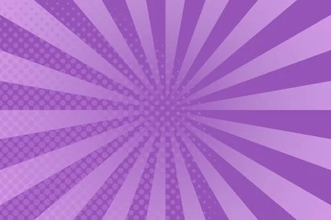 Flat comic style background with halftone Stock Illustration