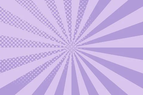 Flat comic style background with halftone Stock Illustration