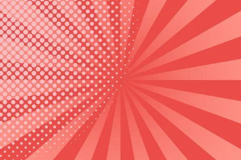 Flat comic style background with halftone イラスト素材