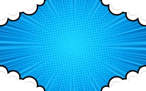 Flat comic style background texture. vector illustration Illustrazione stock